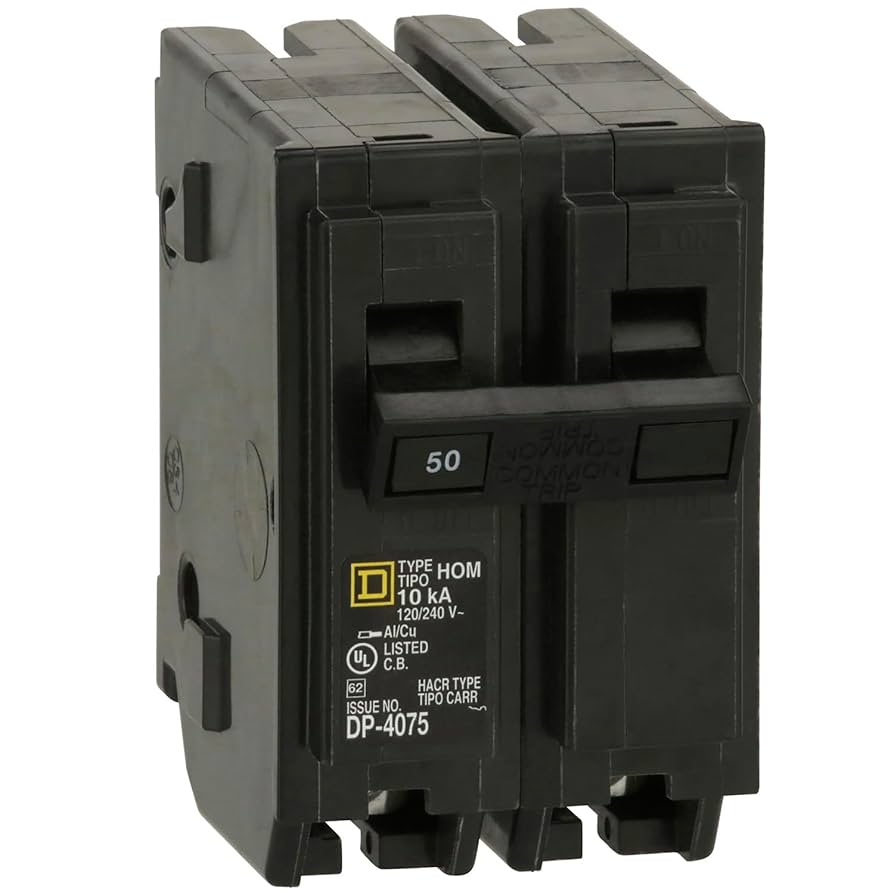 Your One Source HOM250CP 50-Amp 2-Pole Plug-On Circuit